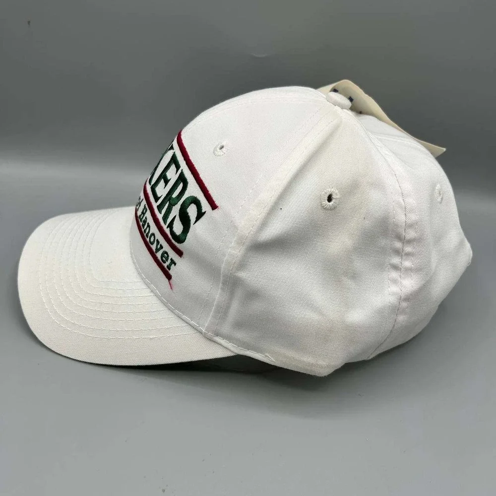 Vintage University of Hanover Peckers Hat Men‎ White The Game Snap Back Cap New